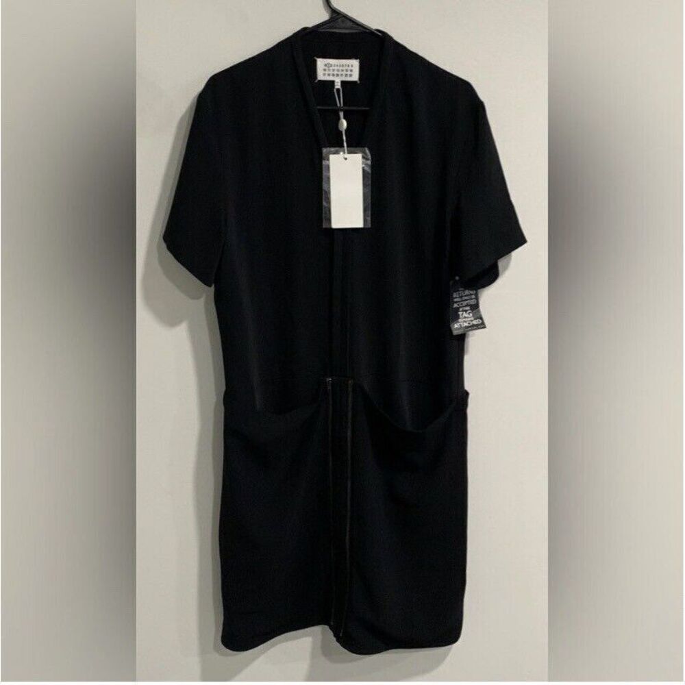 Maison Martin Margiela Black Knee Lenght Dress Size 44‎ EU  ( 12 Us)